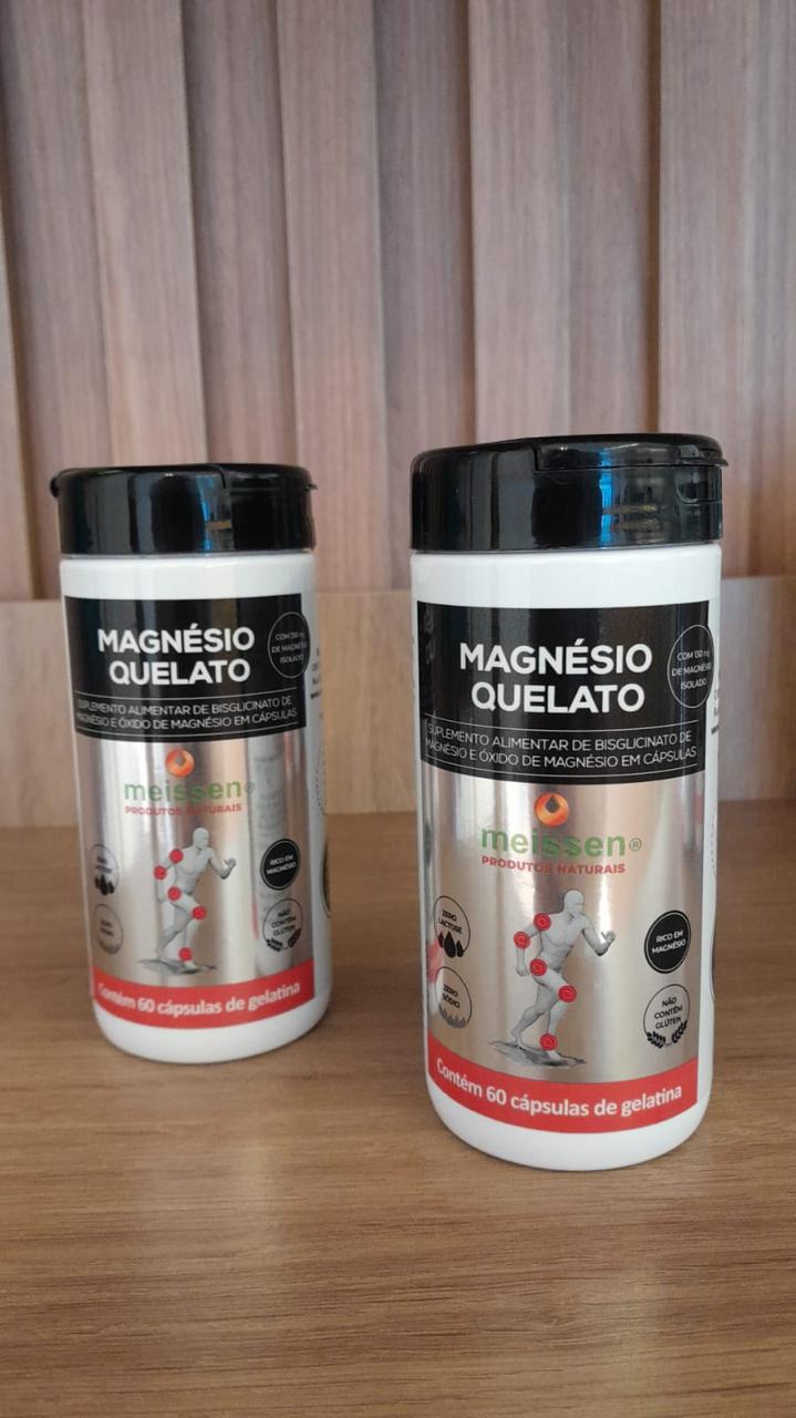 Magnésio quelato Meissen 60 cápsulas